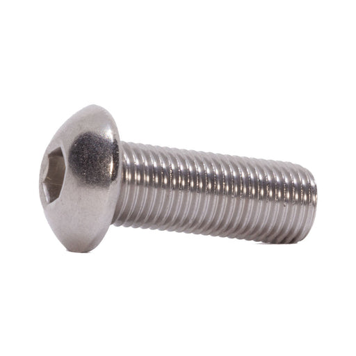 Picture of a 316 Stainless Steel Button Head Socket Cap Screw