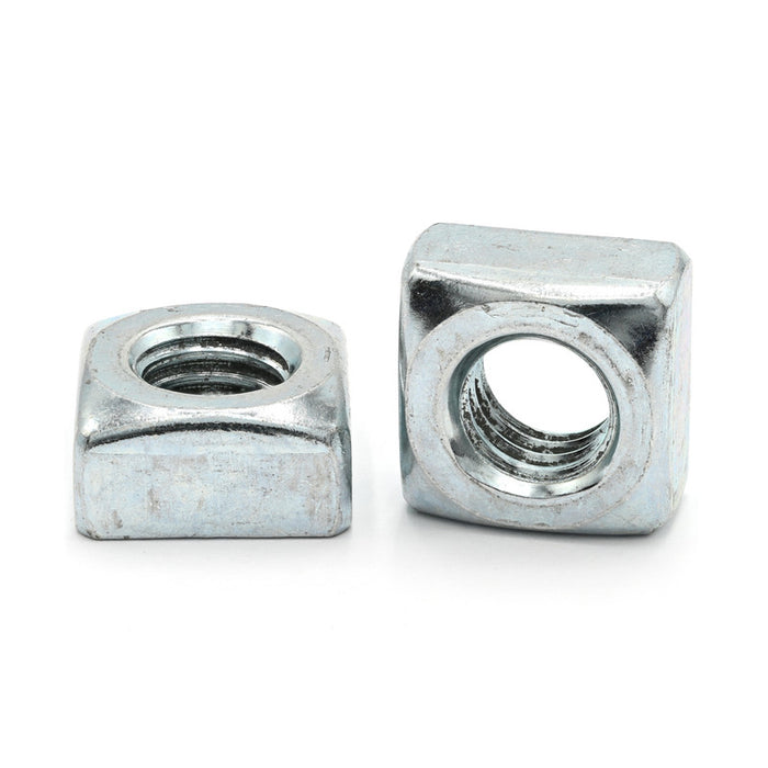 Picture of a Zinc Plated Square Nuts Grade 2