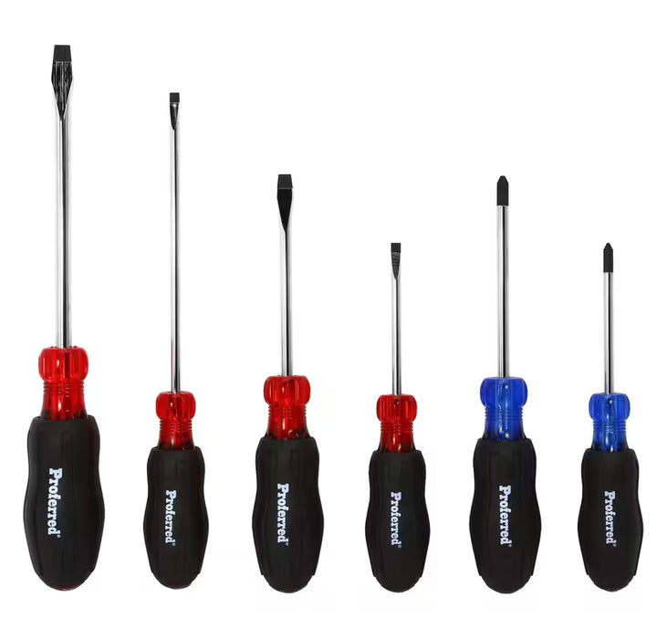 Picture of a 6 Piece Proferred Acetate Screwdriver Set
