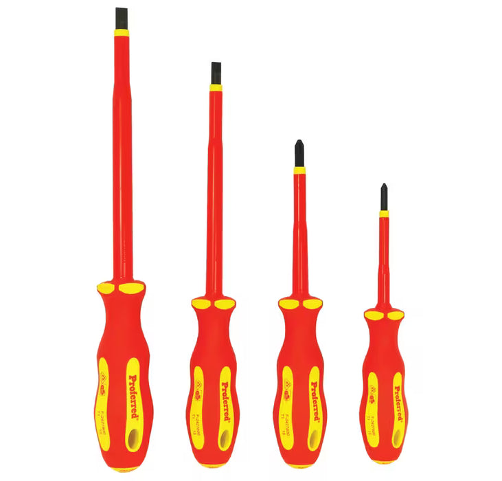 Picture of a 4 Piece Proferred Insulated Screwdriver Set