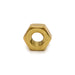 Picture of a Brass Finished Hex Nuts